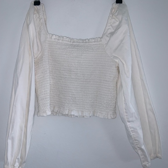 AE Smocked Long-Sleeve Top - Picture 12 of 13